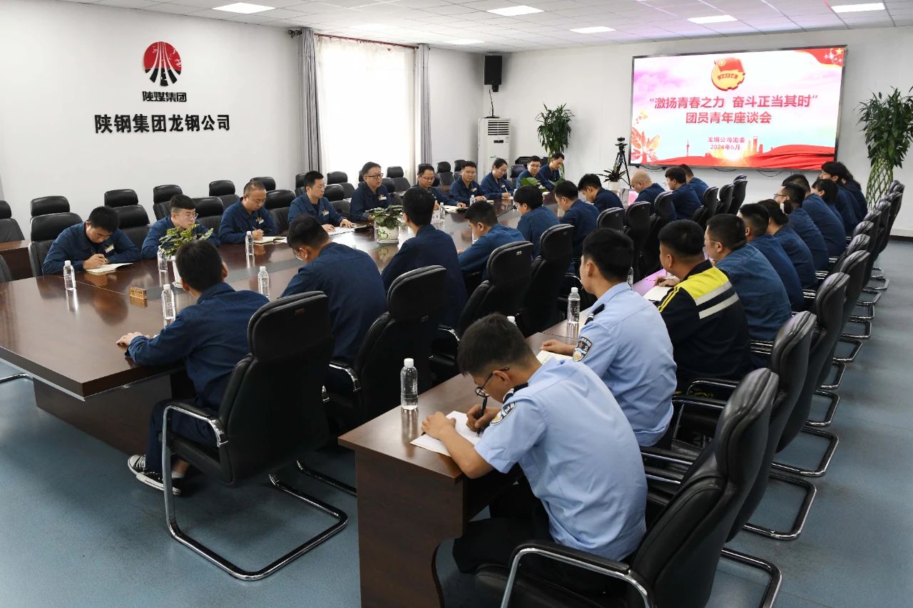 龍鋼公司團委召開“激揚青春之力 奮斗正當其時”青年座談會